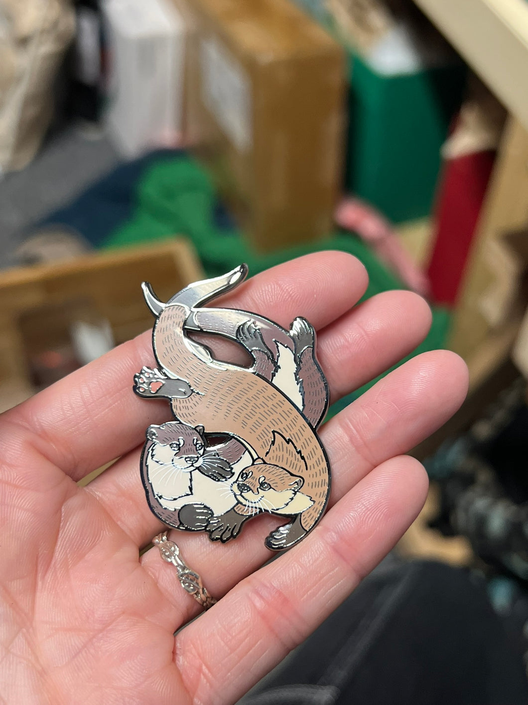 *Seconds Sale* Otters Hard Enamel Pin