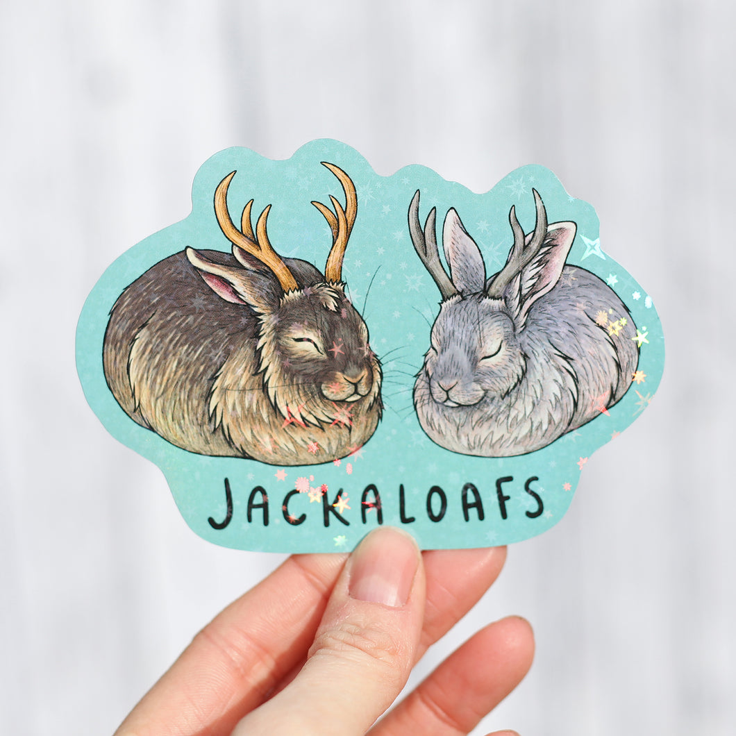 Jackaloafs Holographic Sticker