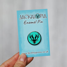 Load image into Gallery viewer, Jackalopia Mini Hard Enamel Pin

