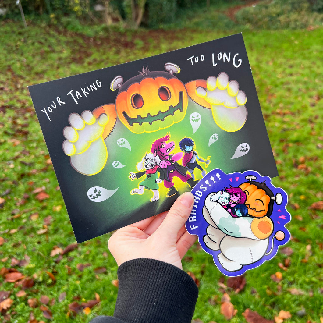 Jackenstein A5 Mini Print + Sticker