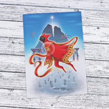 Load image into Gallery viewer, Journey Illustration Foil A4 Print
