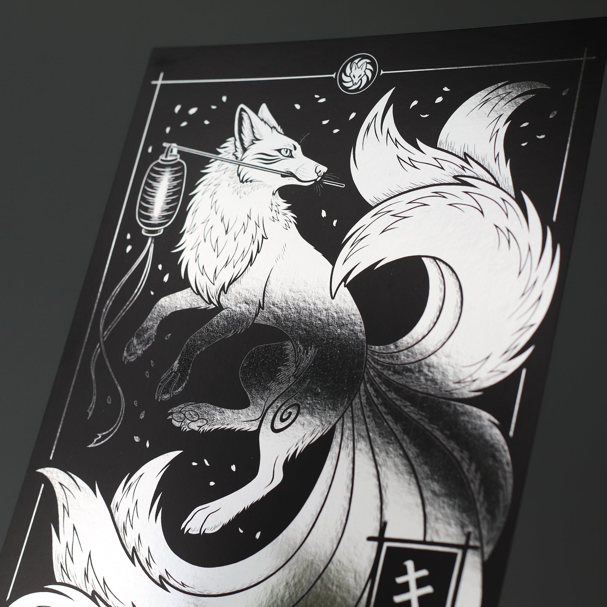 The Kitsune Illustration Foil A4 Print – Lyndsey Green Illustration