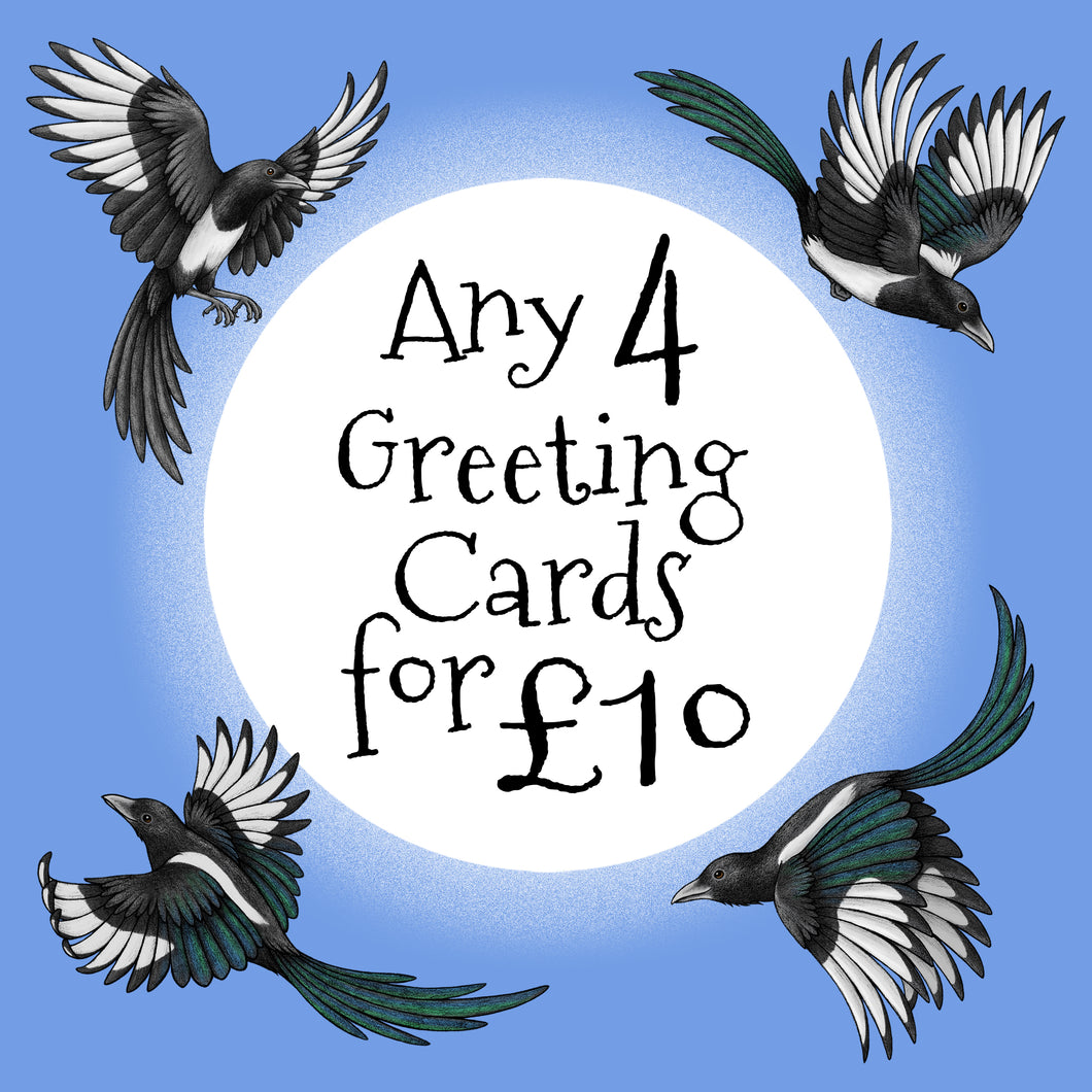 4 Cards for £10 Offer