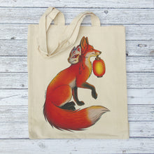 Load image into Gallery viewer, Matsuri Kitsune Gusseted Tote Bag
