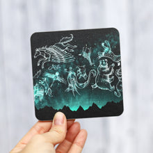 Load image into Gallery viewer, Midnight Menagerie Coaster
