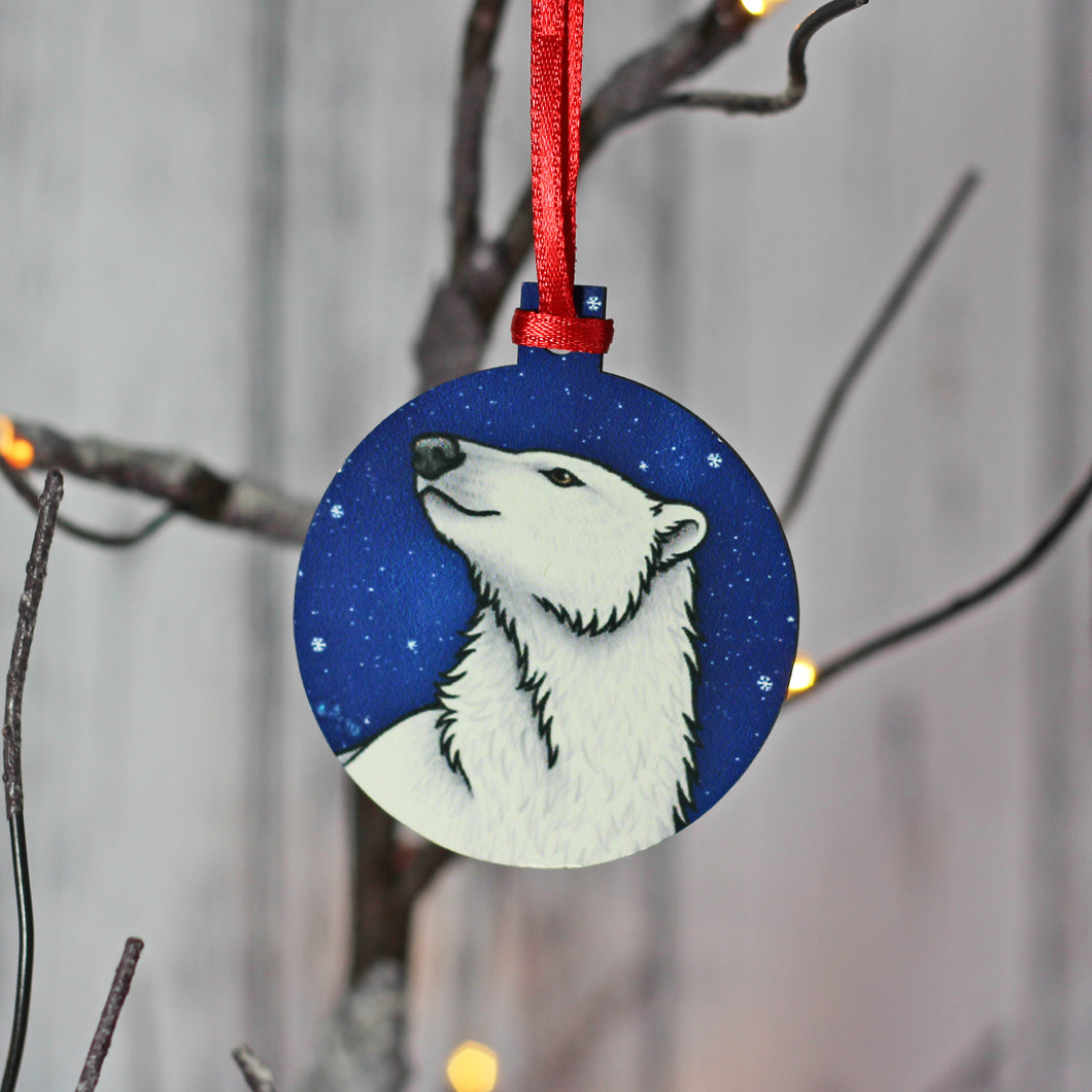 Polar Bear Mini Christmas Decoration