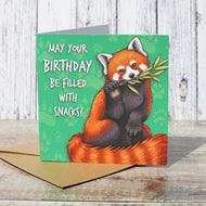 May Your Birthday Be Filled With Snacks Card