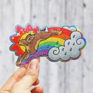 Prince Rainbow Holographic Sticker