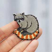 Load image into Gallery viewer, Pygmy Raccoon Hard Enamel Pin
