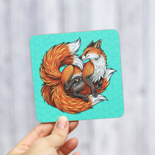 Load image into Gallery viewer, Red Kitsune Coaster
