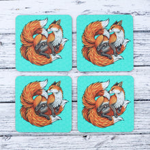 Load image into Gallery viewer, Red Kitsune Coaster
