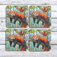 Load image into Gallery viewer, Red Pandas Coaster
