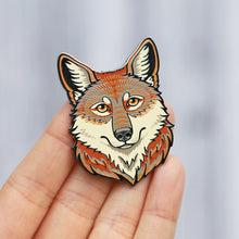 Load image into Gallery viewer, Red Wolf Hard Enamel Pin
