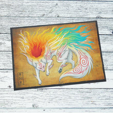 Load image into Gallery viewer, Shiranui Illustration Foil A4 Print
