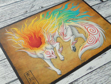 Load image into Gallery viewer, Shiranui Illustration Foil A4 Print
