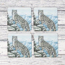 Load image into Gallery viewer, Snow Leopard Coaster
