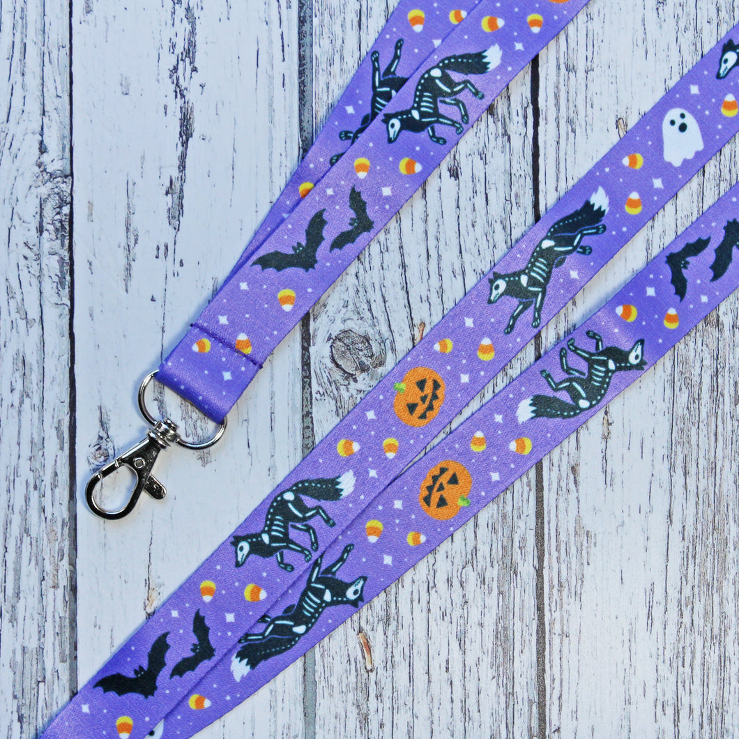 Spooky Fox Lanyard