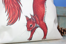 Load image into Gallery viewer, Red Squirrel Eco Tote Bag ~ Organic &amp; Fairtrade Cotton

