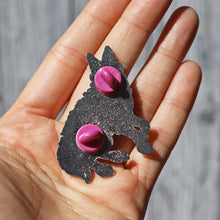 Load image into Gallery viewer, Striped Hyena Hard Enamel Pin

