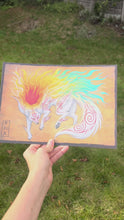 Load and play video in Gallery viewer, Shiranui Illustration Foil A4 Print

