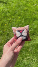 Load and play video in Gallery viewer, Squeaky Snoots ~ Lion Plush Pillow Keyring
