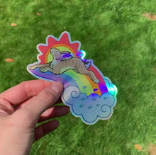 Load and play video in Gallery viewer, Prince Rainbow Holographic Sticker
