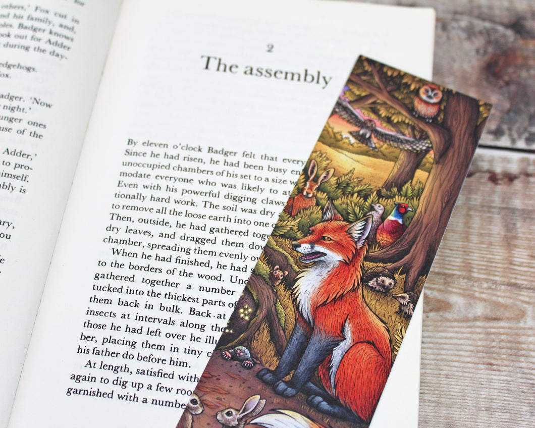 Animals of Farthing Wood Double Sided Bookmark