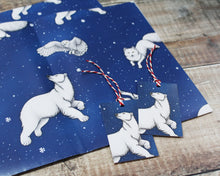 Load image into Gallery viewer, Arctic Animals Christmas Gift Wrap
