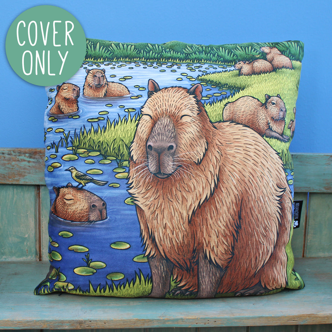 Capybaras Cushion Cover Only