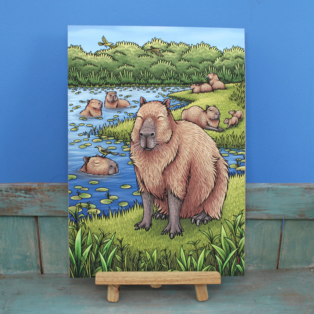 Capybara A3 Giclée Print