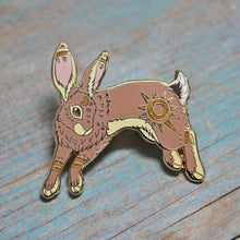 Load image into Gallery viewer, The Black Rabbit of Inlé &amp; El-ahrairah ~ Set of 2 Pins
