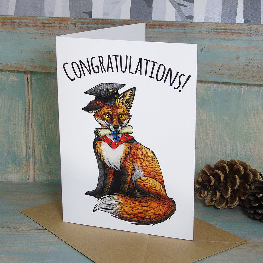 Fox Congratulations Card