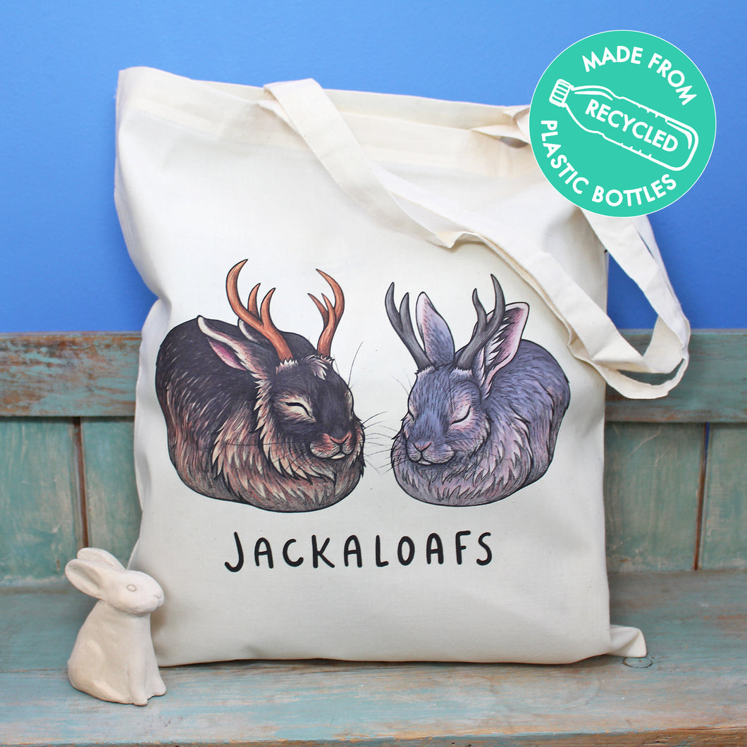 Jackaloafs Tote Bag ~ Made from Recycled Plastic!