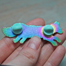 Load image into Gallery viewer, Rainbow Vulpecula Enamel Pin

