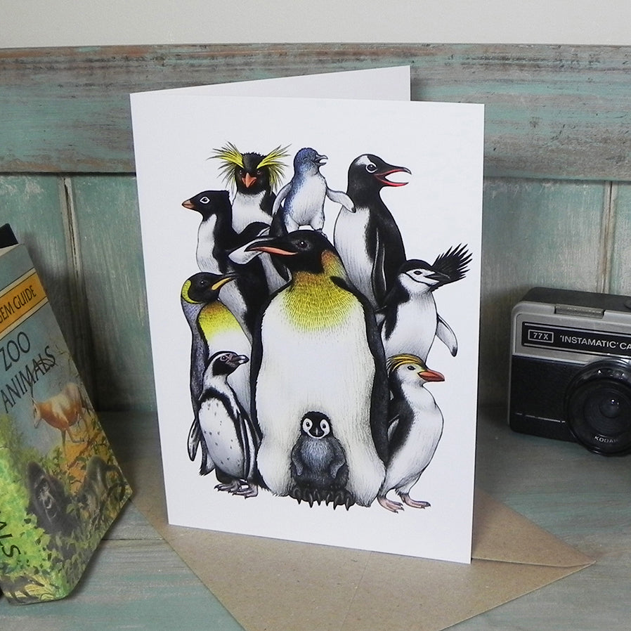 Penguin Obsession Card