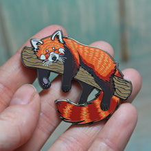 Load image into Gallery viewer, Red Panda Hard Enamel Pin
