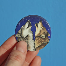 Load image into Gallery viewer, Wolf Song Badge

