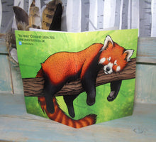 Load image into Gallery viewer, Red Panda Illustration Notebook
