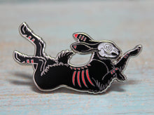 Load image into Gallery viewer, The Black Rabbit of Inlé Hard Enamel Pin

