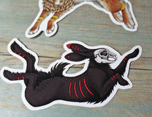 Load image into Gallery viewer, El-ahrairah &amp; The Black Rabbit of Inlé ~ Set of 2 Stickers
