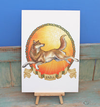 Load image into Gallery viewer, Sköll Illustration A4 Print
