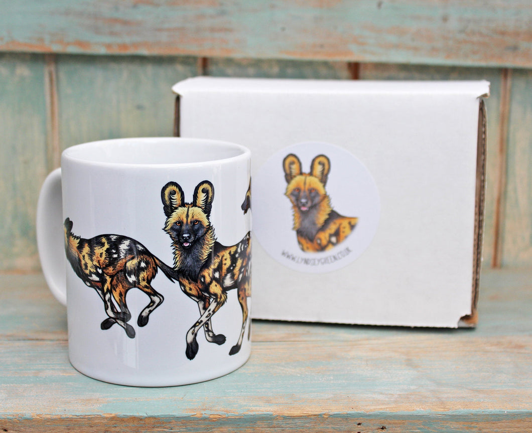 African Painted Dogs Mug