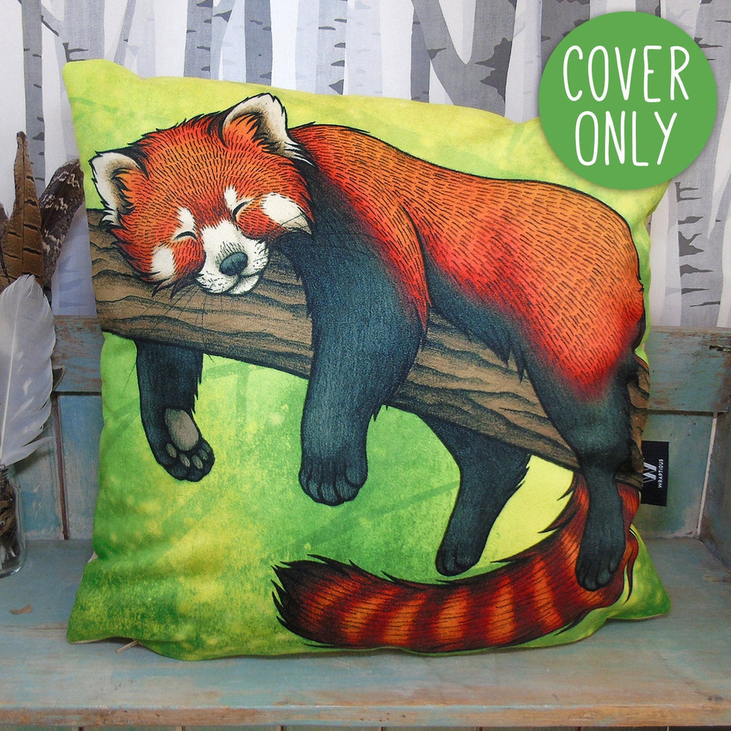 Red Panda Cushion Cover Only