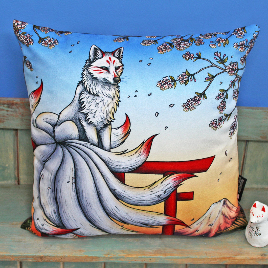 Kitsune Throw Pillow