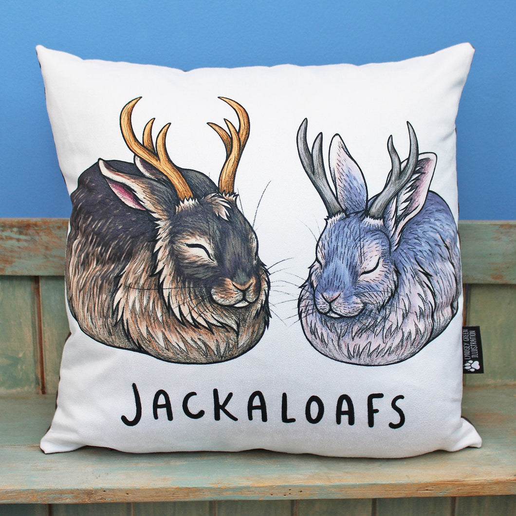 Jackaloafs Throw Pillow