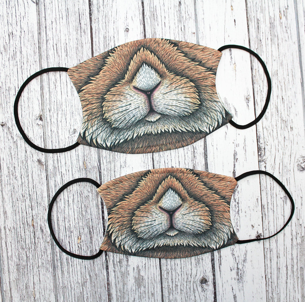 Rabbit Sniffer Face Mask ~ Large / Small Sizes Available