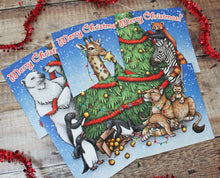 Load image into Gallery viewer, Having A Wild Christmas ~ Giraffe Christmas Card
