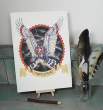 Load image into Gallery viewer, Thunderbird Illustration A4 Print
