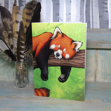 Load image into Gallery viewer, Red Panda Illustration Notebook
